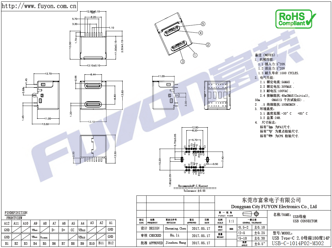 USB-C-1014P02-M302