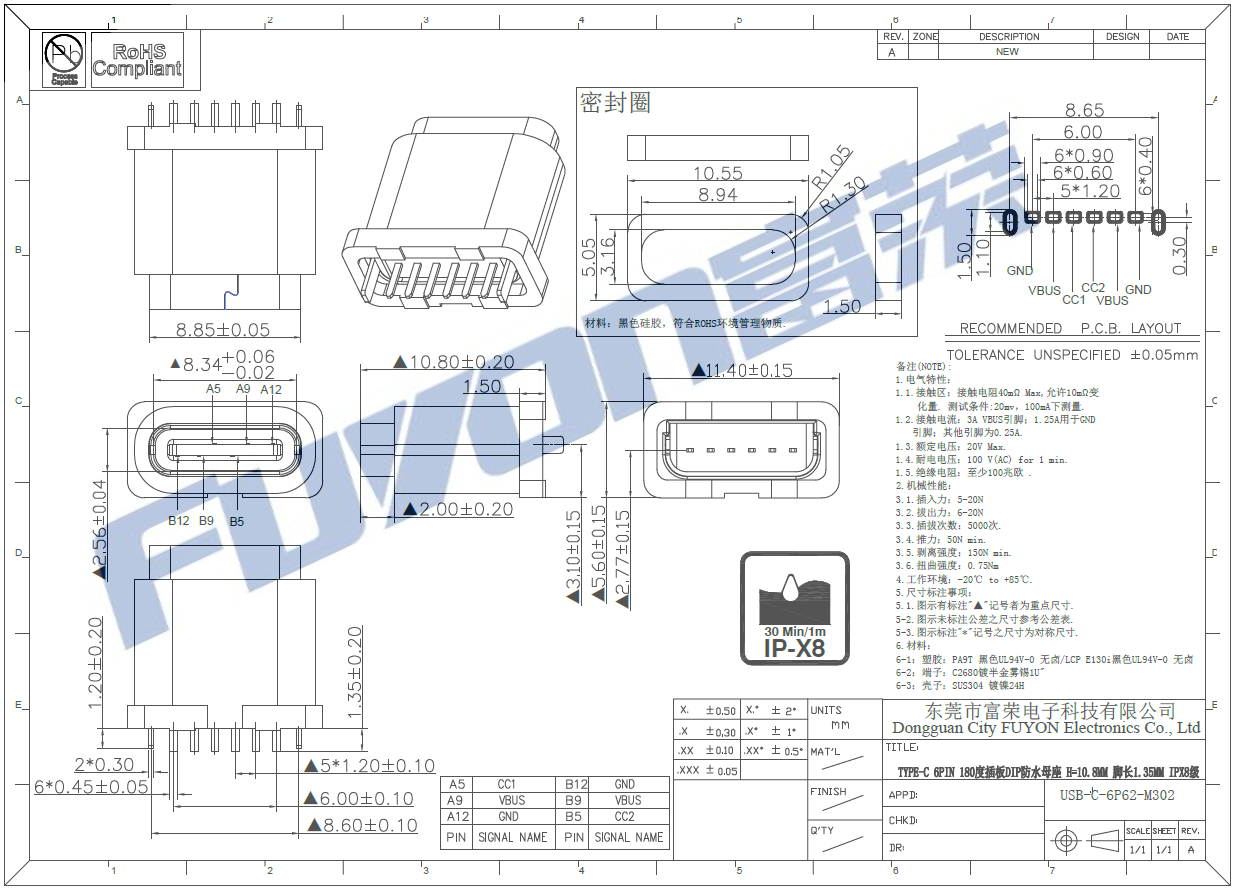 USB-C-6P62-M302