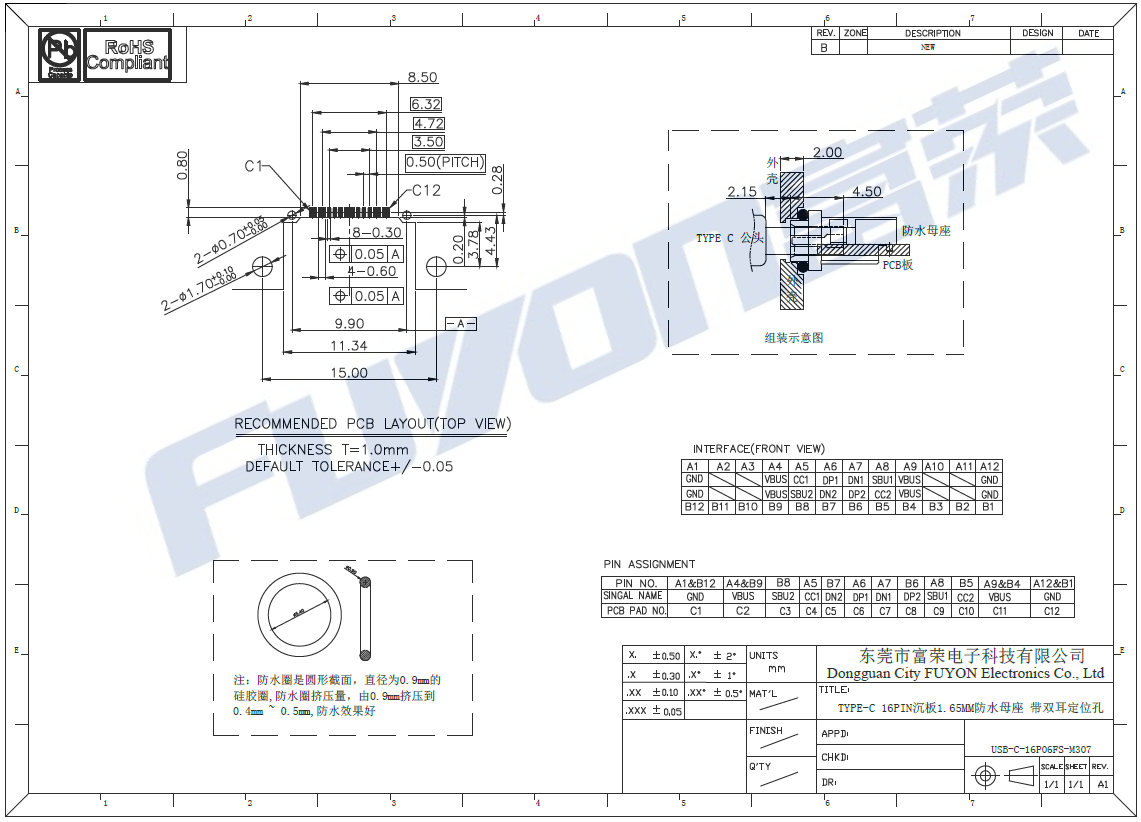 USB-C-16P06FS-M307