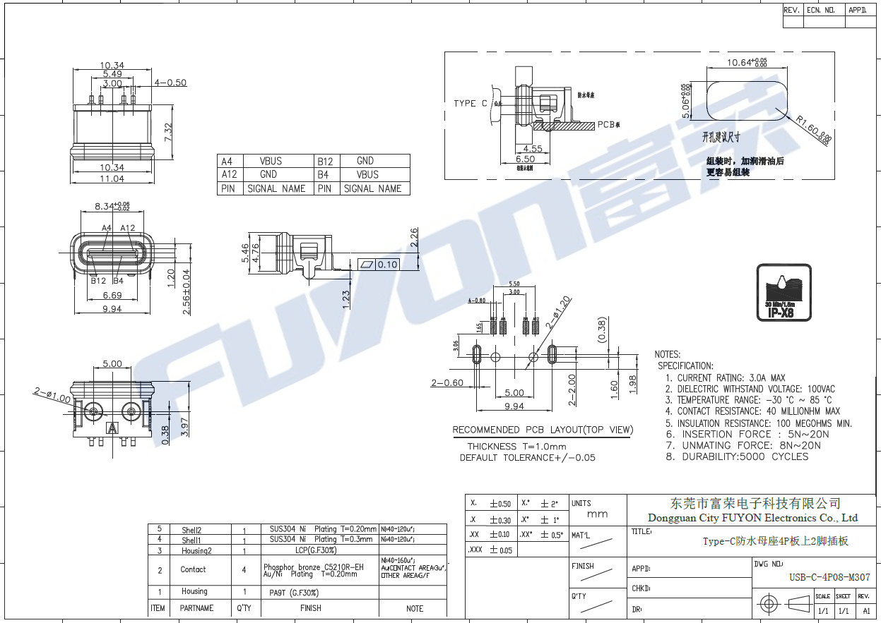 USB-C-4P08-M307